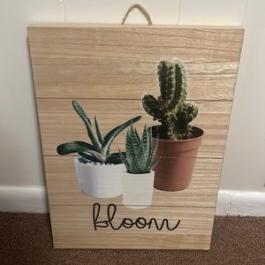 Bloom plant sign